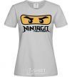 Women's T-shirt Ninjago Masters of Spinjitzu grey фото