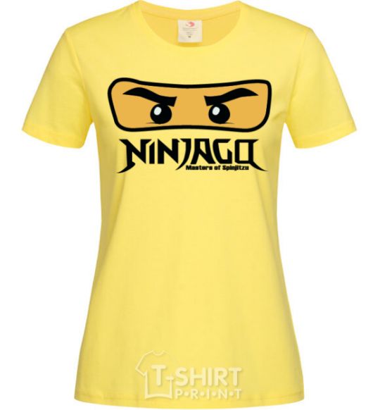 Women's T-shirt Ninjago Masters of Spinjitzu cornsilk фото