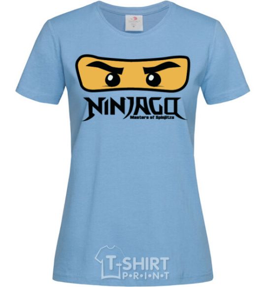 Women's T-shirt Ninjago Masters of Spinjitzu sky-blue фото