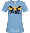 Women's T-shirt Ninjago Masters of Spinjitzu sky-blue фото