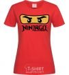 Women's T-shirt Ninjago Masters of Spinjitzu red фото