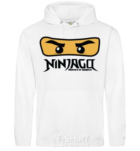 Men`s hoodie Ninjago Masters of Spinjitzu White фото