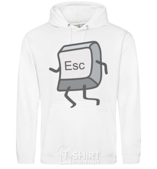 Men`s hoodie Esc White фото