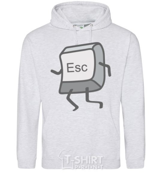 Men`s hoodie Esc sport-grey фото