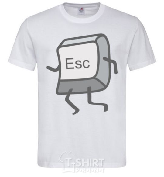 Мужская футболка Esc Белый фото