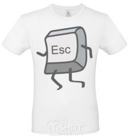 Men's T-Shirt Esc White фото
