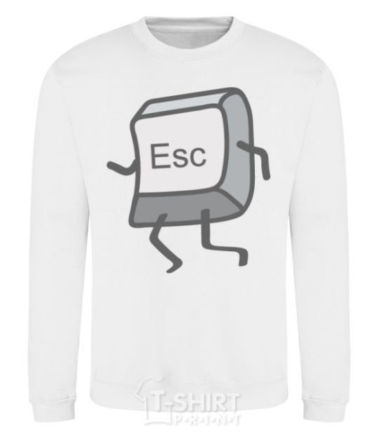 Sweatshirt Esc White фото