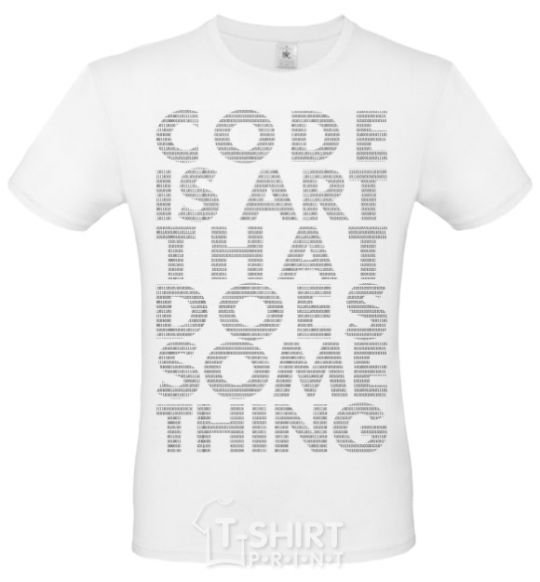 Men's T-Shirt Code is art White фото