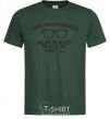 Men's T-Shirt Java programmers wear glasses because they can't C bottle-green фото