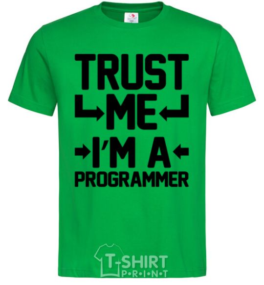 Men's T-Shirt Trust me i'm a programmer kelly-green фото