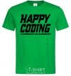 Men's T-Shirt Happy coding kelly-green фото