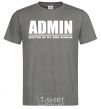 Men's T-Shirt Admin master of my own domain dark-grey фото