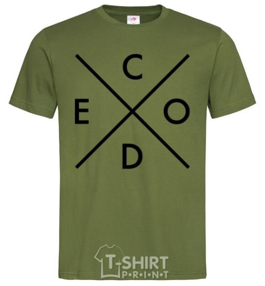 Men's T-Shirt C o d e millennial-khaki фото