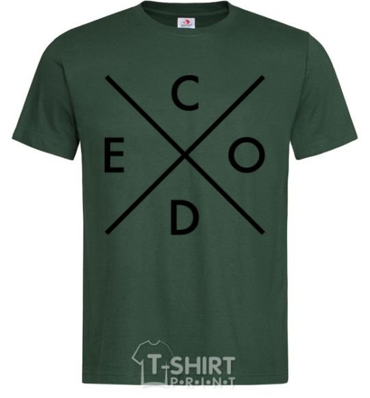 Men's T-Shirt C o d e bottle-green фото