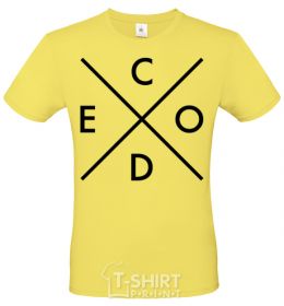 Men's T-Shirt C o d e cornsilk фото