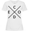 Women's T-shirt C o d e White фото