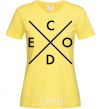 Women's T-shirt C o d e cornsilk фото