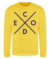 Sweatshirt C o d e yellow фото