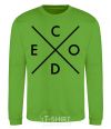 Sweatshirt C o d e orchid-green фото