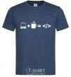 Men's T-Shirt Code navy-blue фото