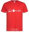 Men's T-Shirt Code red фото