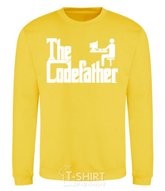Sweatshirt The Сodefather yellow фото