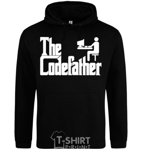 Men`s hoodie The Сodefather black фото