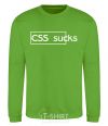 Sweatshirt CSS sucks orchid-green фото