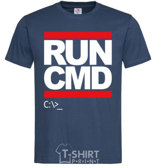 Men's T-Shirt Run CMD navy-blue фото