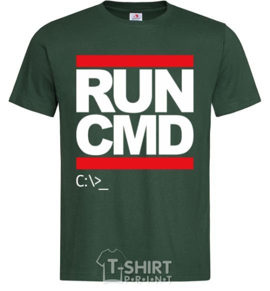 Men's T-Shirt Run CMD bottle-green фото