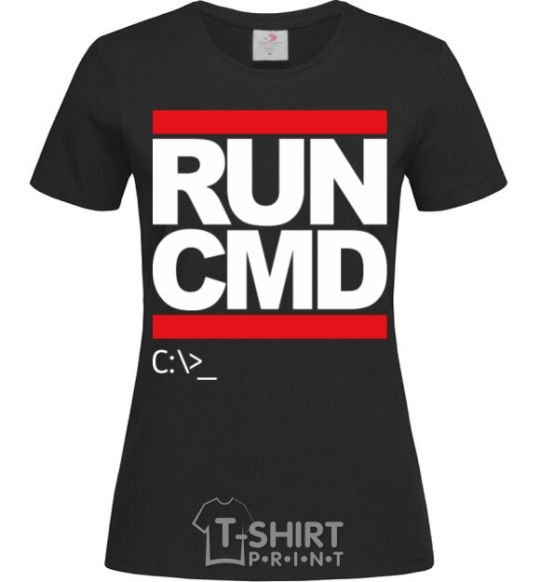 Women's T-shirt Run CMD black фото