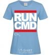 Women's T-shirt Run CMD sky-blue фото