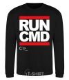 Свитшот Run CMD Черный фото
