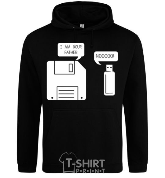 Men`s hoodie I am your father nooo black фото