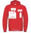 Men`s hoodie I am your father nooo bright-red фото