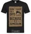Men's T-Shirt Didn't sleep for 2 days black фото