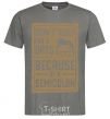 Men's T-Shirt Didn't sleep for 2 days dark-grey фото