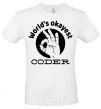 Men's T-Shirt World's okayest coder White фото