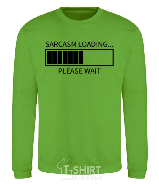 Sweatshirt Sarcasm loading orchid-green фото