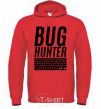 Men`s hoodie Bug hanter bright-red фото