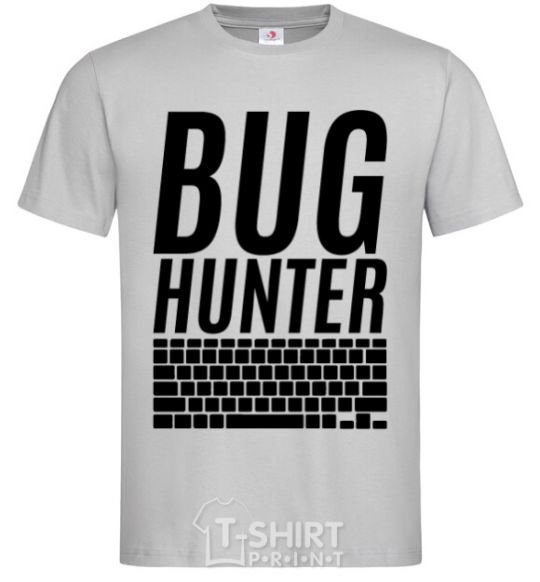 Men's T-Shirt Bug hanter grey фото