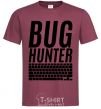 Men's T-Shirt Bug hanter burgundy фото