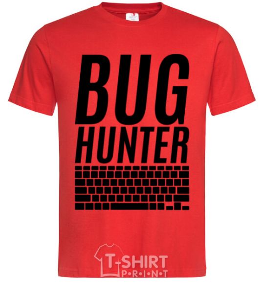 Men's T-Shirt Bug hanter red фото