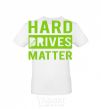 Men's T-Shirt Hard drives matter White фото