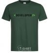 Men's T-Shirt Developer bottle-green фото