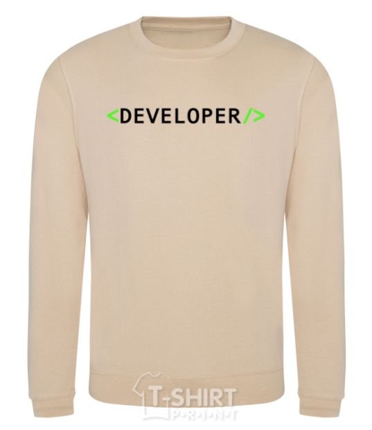 Sweatshirt Developer sand фото