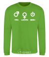 Sweatshirt Man woman geek orchid-green фото