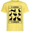 Мужская футболка 8 rabbits 1 rabbyte Лимонный фото