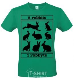 Men's T-Shirt 8 rabbits 1 rabbyte kelly-green фото