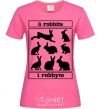 Women's T-shirt 8 rabbits 1 rabbyte heliconia фото